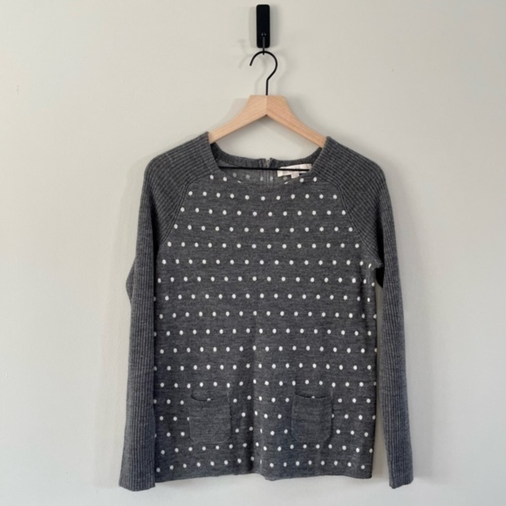 LOFT Lightweight Polkadot Sweater